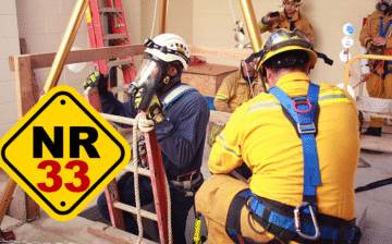 NR 33 Espaços Confinados Trabalhador autorizado e vigia, Conforme Portaria 3214/78.